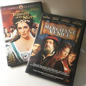 THE MERCHANT OF VENICE / THE TAMING OF THE SHREW - 𝐃𝐕𝐃 𝐁𝐮𝐧𝐝𝐥𝐞!